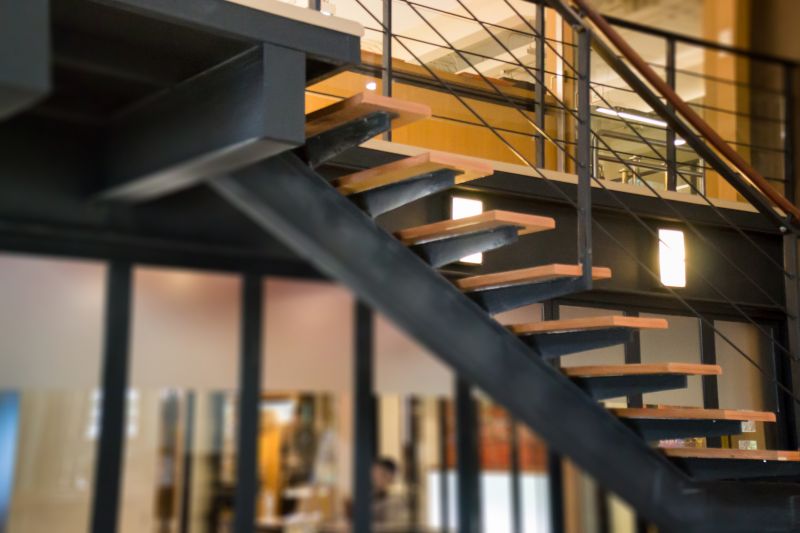 Curved Staircase Installation in Conroe, TX