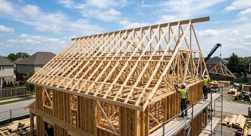 Hip Roof Framing in Wilmington, NC