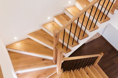 Spiral Wooden Stairs