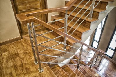 Modern Wood Railings