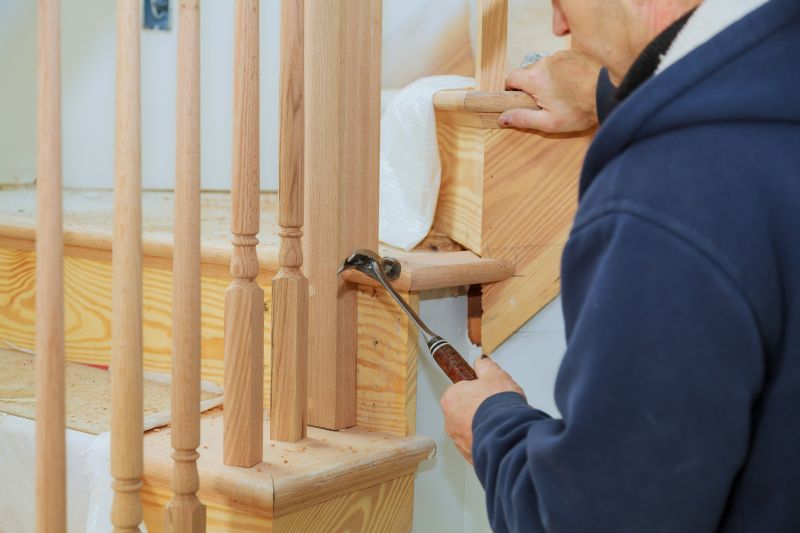 Wooden Banister Installation in Conroe, TX